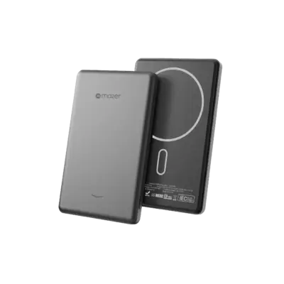 mazer magair19 5000mah ultra slim magnetic wireless power bank grey.webp mazer magair19 5000mah ultra slim magnetic wireless power bank grey.webp