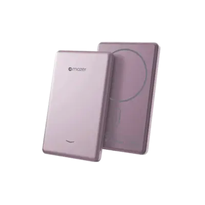 mazer magair19 5000mah ultra slim magnetic wireless power bank pink.webp mazer magair19 5000mah ultra slim magnetic wireless power bank pink.webp