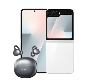 Samsung Galaxy Z Flip 7 FE bundle with 1MORE Ear Clip S20