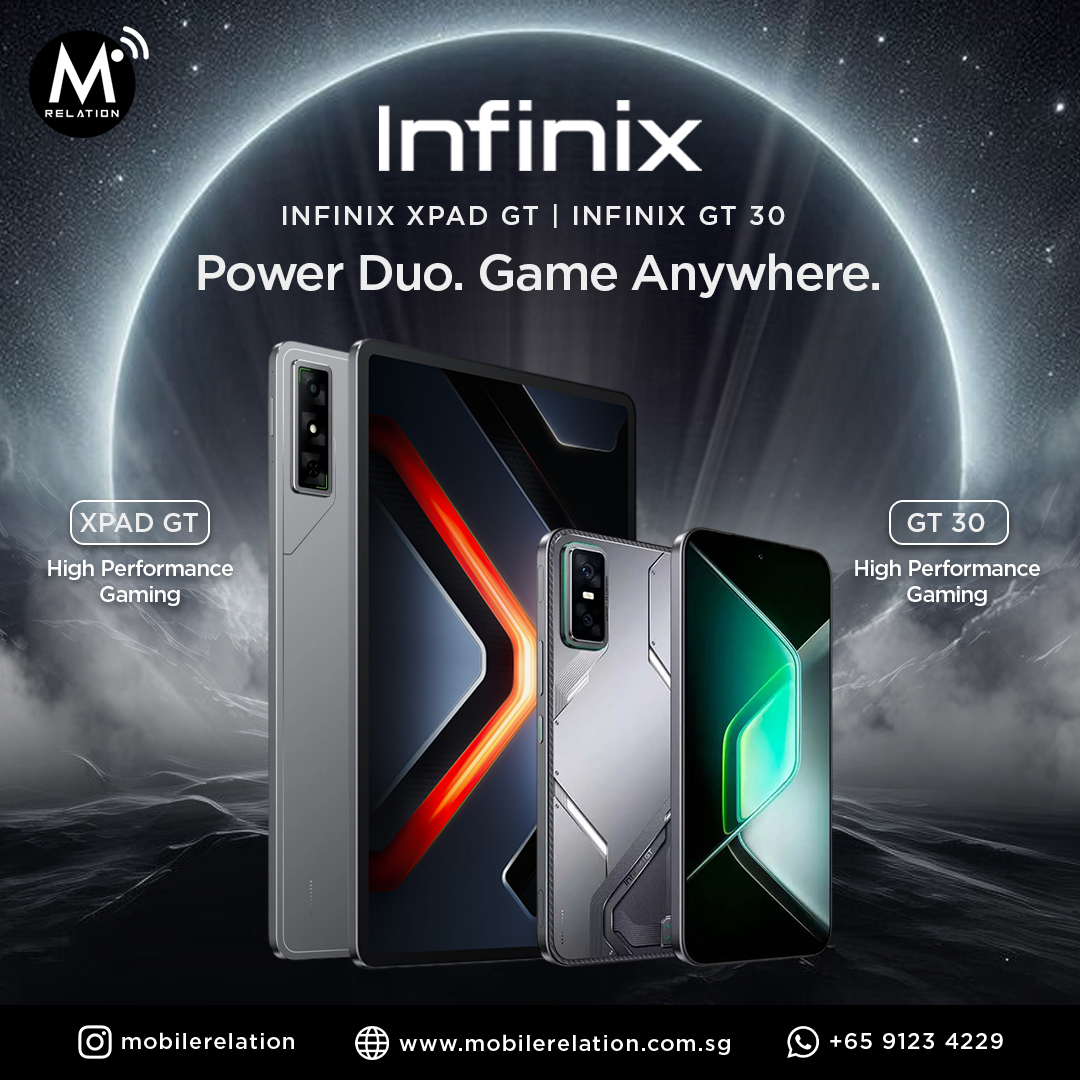 Infinix Xpad GT & GT 30 - Power Duo. Game Anywhere.
