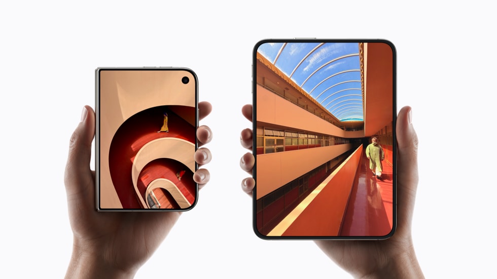 iPhone Duo 5.4-inch outer display and 7.6-inch folding inner display