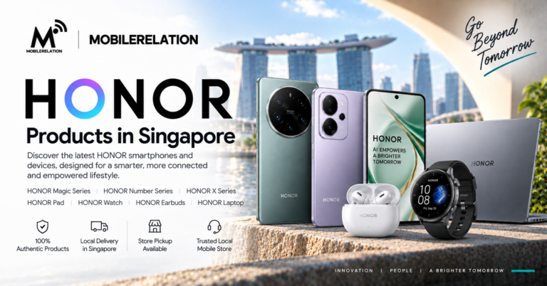 Buy Honor phones in Singapore at MobileRelation