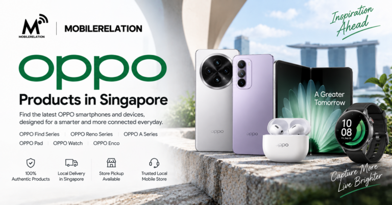 Buy Oppo phones in Singapore at MobileRelation