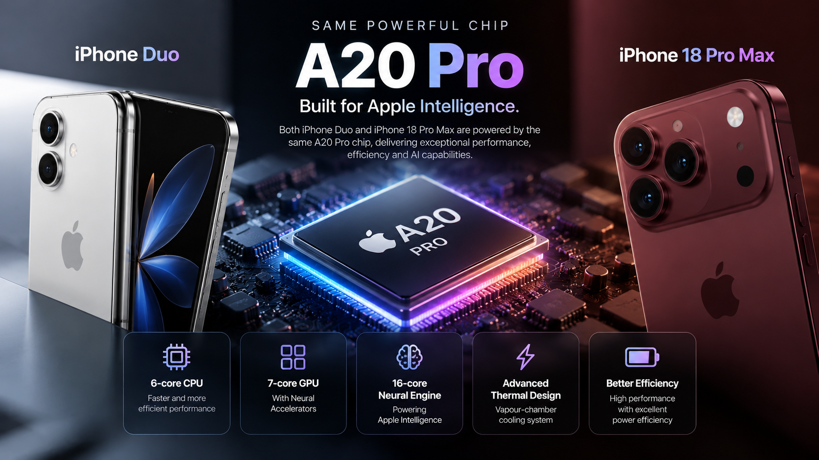 iPhone Duo and iPhone 18 Pro Max camera systems comparison