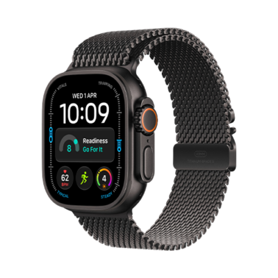 apple watch ultra4 black titanium milanse