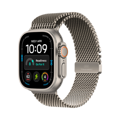 apple watch ultra4 natural titanium milanse