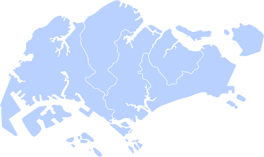 Map of Singapore with MobileRelation outlets