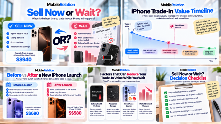 Best time to trade in iPhone in Singapore sell now or wait