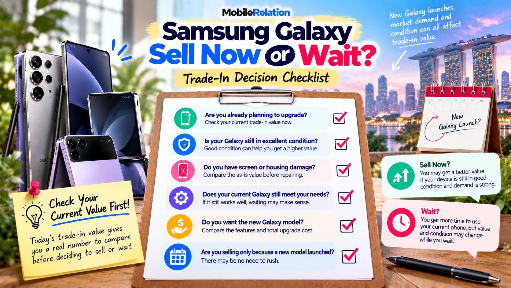 Samsung Galaxy sell now or wait checklist to help decide when to trade in